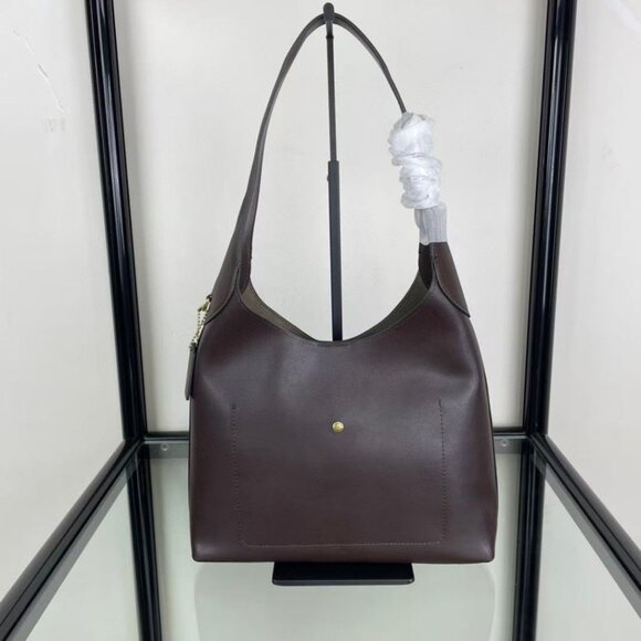 Coach Brooklyn Shoulder Bag 28 – Brass/Maple - Picture 2 of 8